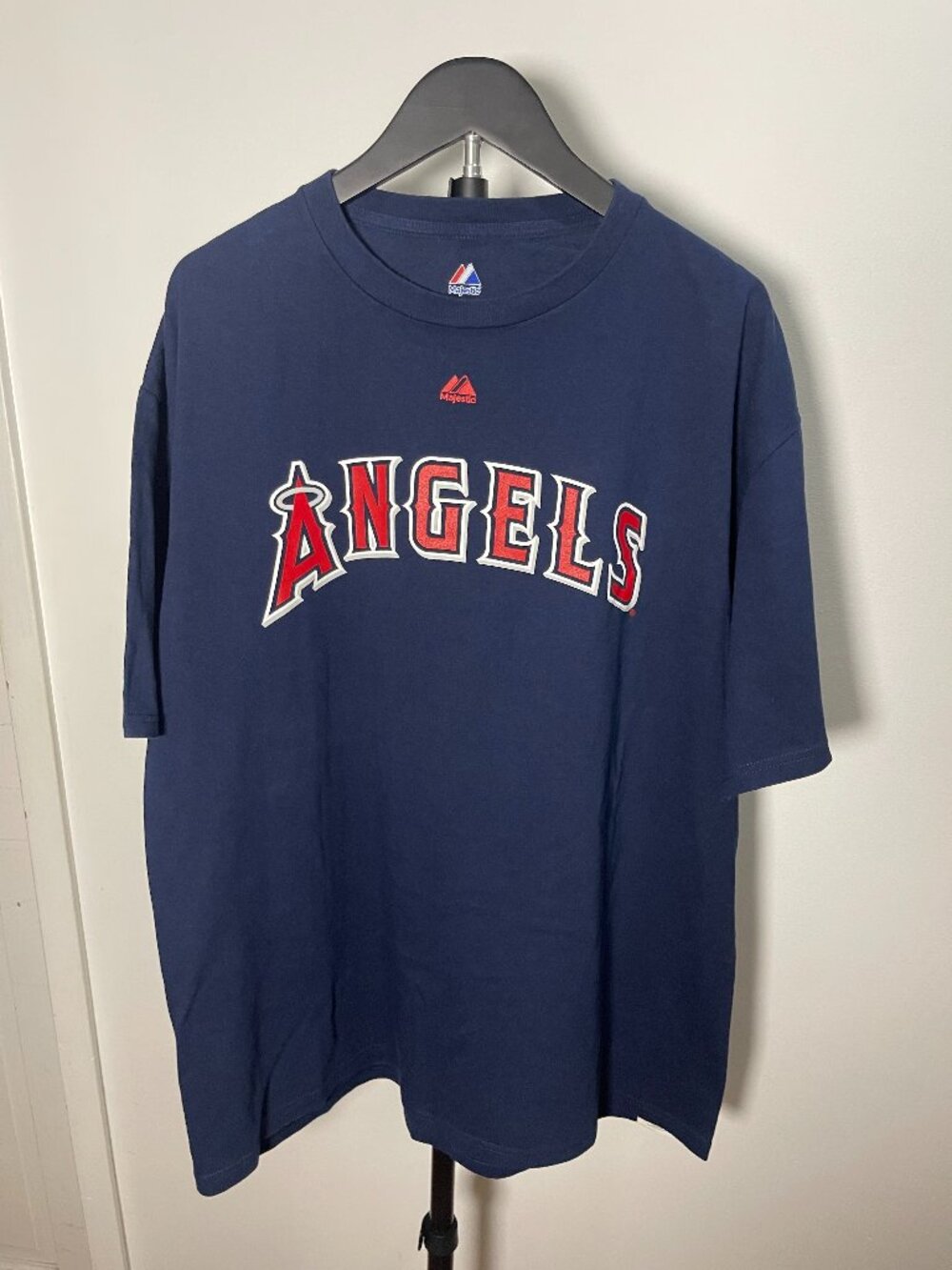 Majestic LA Angels Albert Pujols #5 Navy Player Shirt